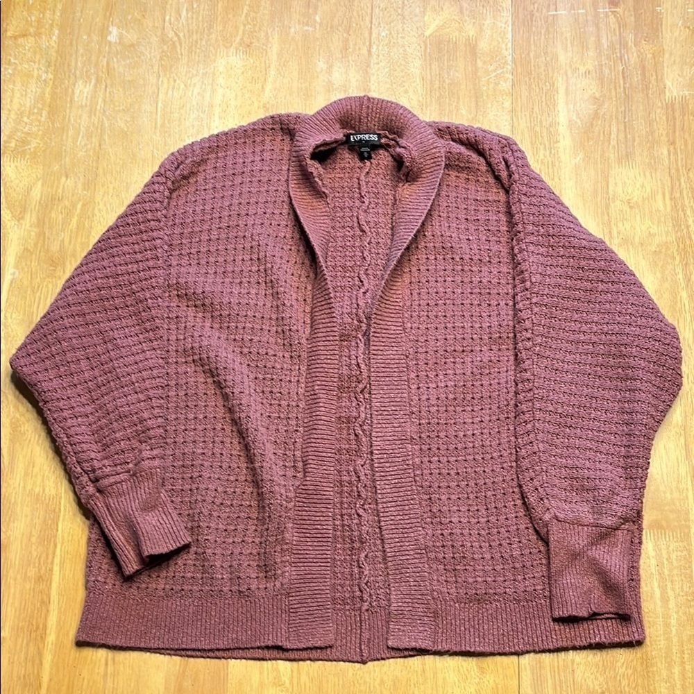 Express Women's Cardigan in Mauve